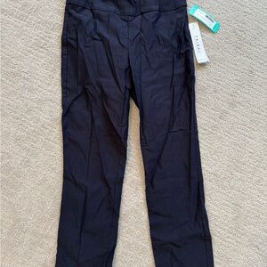 Tribal Navy High Rise Pull-On Trousers